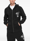 Tommy Hilfiger graffiti-print zip-up hoodie