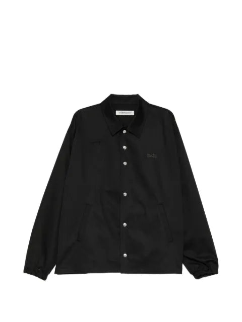 Undercover logo patched press-stud coach jacket
