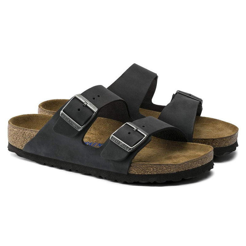 Unisex Birkenstock Arizona Soft Footbed Oiled Leather Black (0752481)