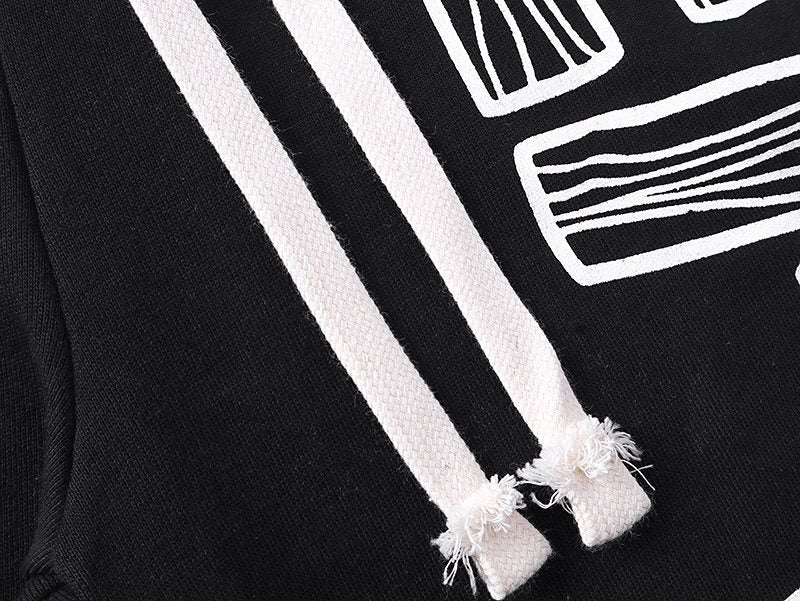 MIXED EMOTION Diamond Graphic Pants
