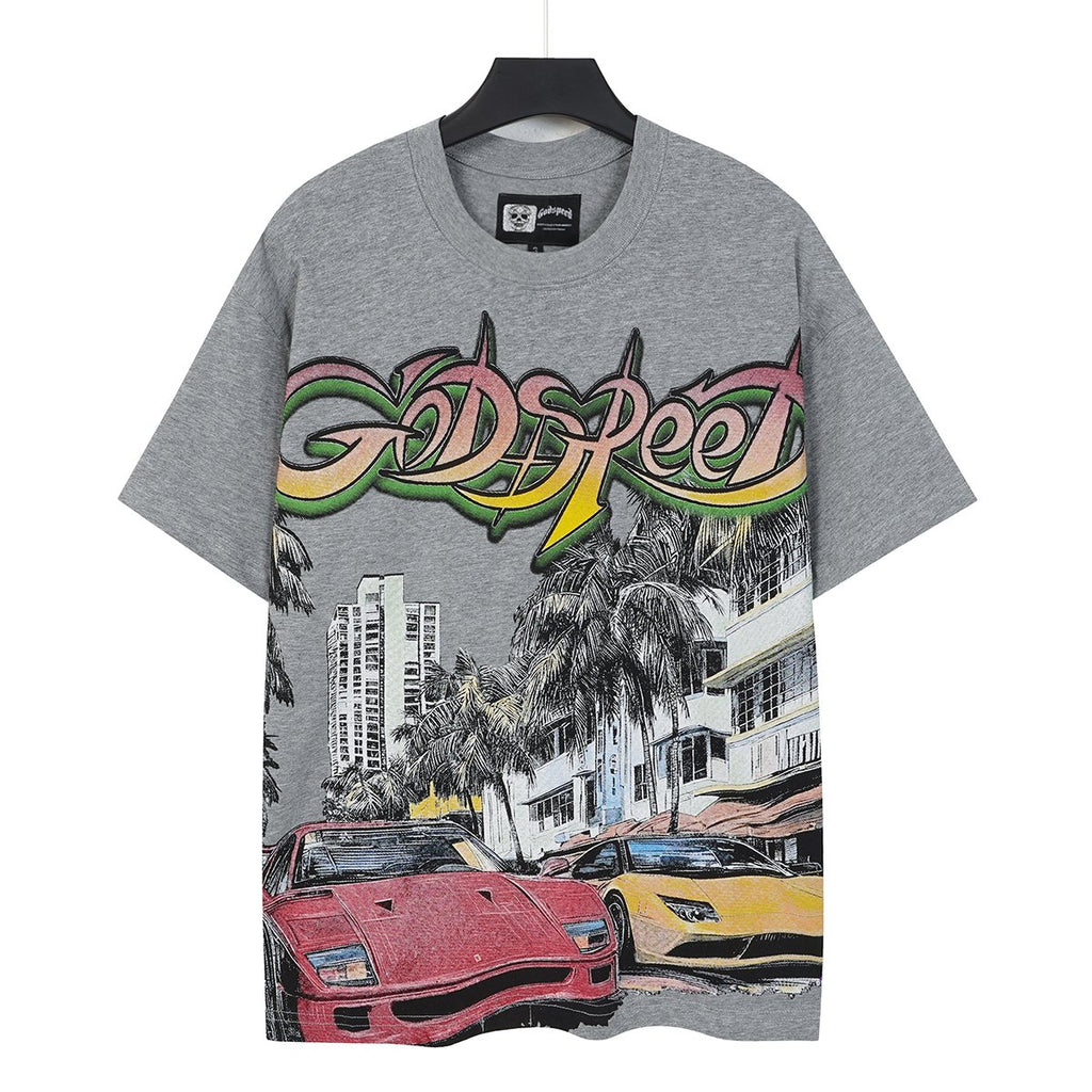 Godspeed Car City G-Back Graphic T-Shirt